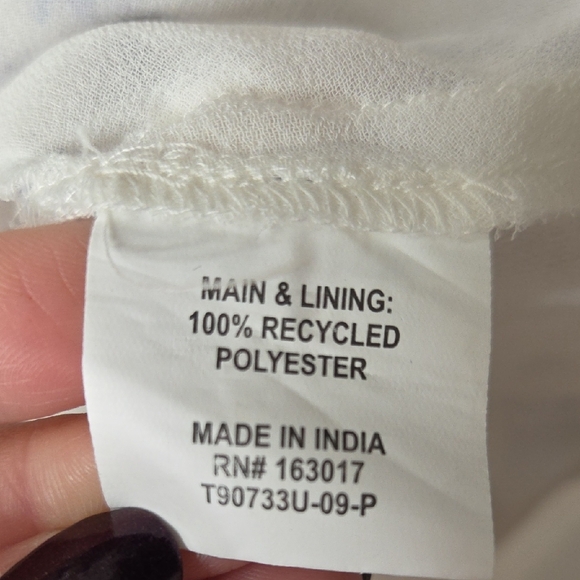 Princess Polly Dream Away Mini Dress Blue Floral - Picture 3 of 7